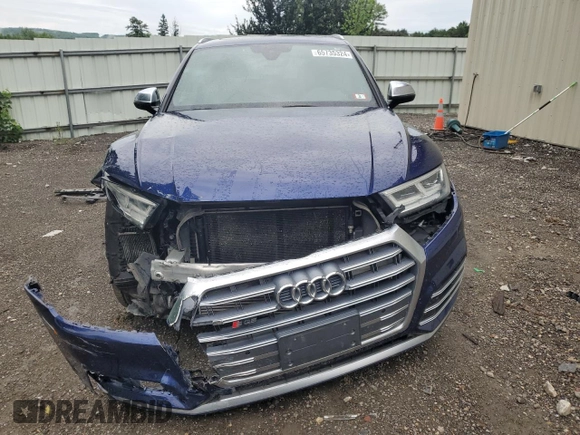 2018 Audi SQ5 Premium Plus with VIN WA1A4AFY1J2122149, listed as a Copart auction lot 65735324 with 89,289 mi miles and Salvage Title. Bid and sale history available at DreamBid. Image 5.