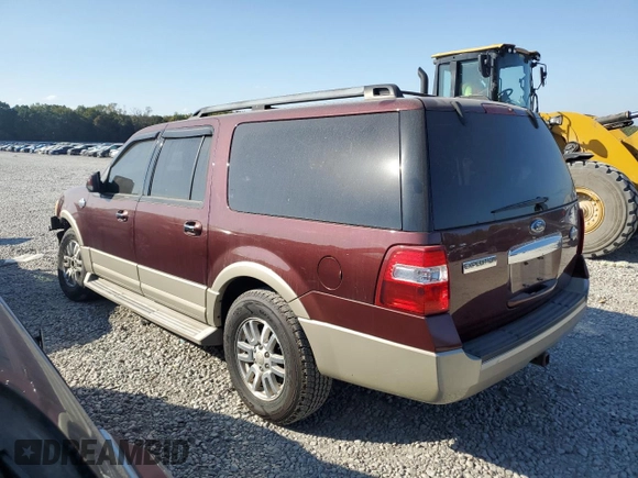 2010 Ford Expedition EL Eddie Bauer with VIN 1FMJK1J56AEA00504, listed as a Copart auction lot 78091834 with 188,009 mi miles and Salvage Title. Bid and sale history available at carsss.com. Image 2.