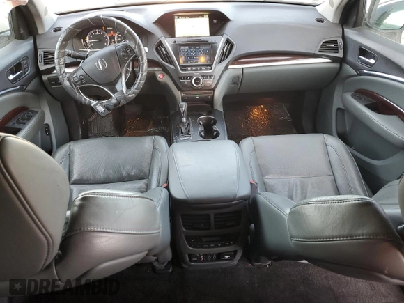 2015 Acura MDX Advance with VIN 5FRYD3H85FB001852, listed as a Copart auction lot 86902384 with 80,195 mi miles and Salvage Title. Bid and sale history available at DreamBid. Image 8.