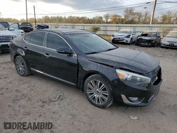 2015 Kia Cadenza Premium with VIN KNALN4D7XF5181484, listed as a Copart auction lot 83456034 with 125,653 mi miles and Clean Title. Bid and sale history available at carsss.com. Image 4.