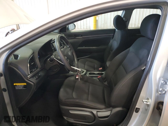 2018 Hyundai Elantra SEL with VIN 5NPD84LF8JH249832, listed as a Copart auction lot 53892665 with 38,809 mi miles and Salvage Title. Bid and sale history available at DreamBid. Image 7.