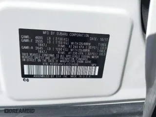 2018 Subaru Outback Limited with VIN 4S4BSANC5J3259686, listed as a IAAI auction lot 41822985 with 43,584 mi miles. Bid and sale history available at carsss.com. Image 9.