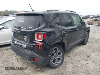 2017 Jeep Renegade Limited with VIN ZACCJBDB0HPE97445, listed as a IAAI auction lot 40727251 with 120,235 mi miles and . Bid and sale history available at DreamBid. Image 6.