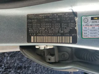 2006 Hyundai Tucson GLS with VIN KM8JN12DX6U412368, listed as a Copart auction lot 54700705 with 146,002 mi miles and Clean Title. Bid and sale history available at carsss.com. Image 12.