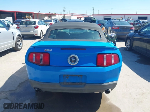2012 Ford Mustang V6 with VIN 1ZVBP8EM7C5203745, listed as a IAAI auction lot 41757054 with 236,890 mi miles and . Bid and sale history available at DreamBid. Image 16.