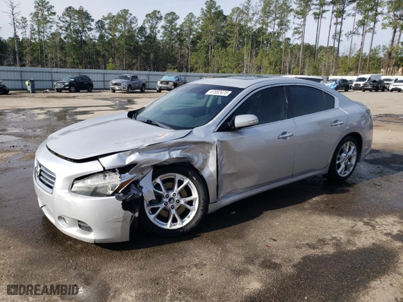 2012 Nissan Maxima 3.5 S with VIN 1N4AA5AP7CC864840, listed as a Copart auction lot 47652475 with 140,047 mi miles and Salvage Title. Bid and sale history available at carsss.com. Image 1.