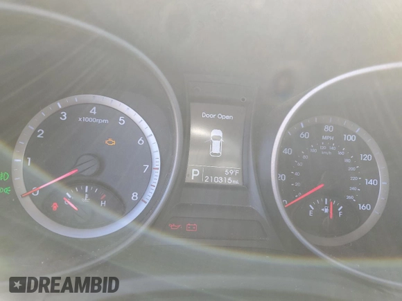 2014 Hyundai Santa Fe Sport with VIN 5XYZUDLB4EG221893, listed as a Copart auction lot 54477735 with 210,315 mi miles and Clean Title. Bid and sale history available at carsss.com. Image 9.