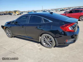 2021 Honda Civic Sedan EX-L with VIN 19XFC1F74ME000303, listed as a Copart auction lot 47836855 with 58,507 mi miles and Clean Title. Bid and sale history available at carsss.com. Image 2.