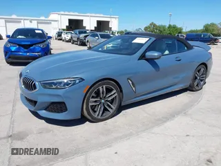 2022 BMW 8 Series 840i with VIN WBADZ4C02NCH76601, listed as a IAAI auction lot 41828172 with 23,168 mi miles. Bid and sale history available at carsss.com. Image 2.