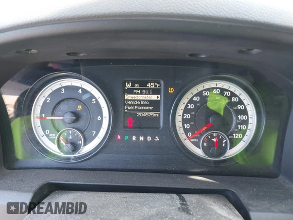 2014 Ram 1500 SLT with VIN 1C6RR6GT9ES225469, listed as a IAAI auction lot 41971290 with 204,575 mi miles. Bid and sale history available at carsss.com. Image 7.