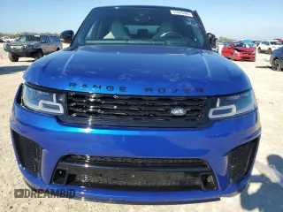 2020 Land Rover Range Rover Sport SVR with VIN SALWZ2RE2LA746158, listed as a Copart auction lot 46848485 with 15,320 mi miles and Salvage Title. Bid and sale history available at carsss.com. Image 5.