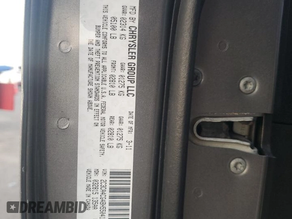 2011 Chrysler 300 with VIN 2C3CA4CG4BH550413, listed as a Copart auction lot 87019804 with 121,101 mi miles and Salvage Title. Bid and sale history available at carsss.com. Image 12.