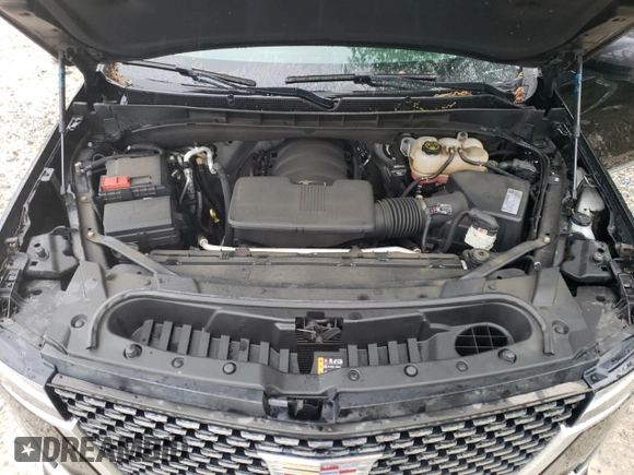 2021 Cadillac Escalade Premium Luxury with VIN 1GYS4BKL8MR446084, listed as a Copart auction lot 58173625 with 120,422 mi miles and Salvage title. Bid and sale history available at DreamBid. Image 11.