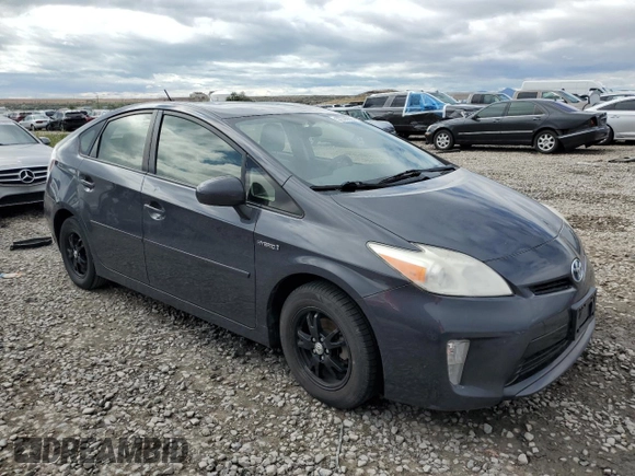 2012 Toyota Prius One with VIN JTDKN3DU7C1599793, listed as a Copart auction lot 57338805 with Not Provided miles and Clean Title. Bid and sale history available at DreamBid. Image 5.