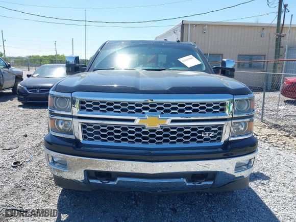 2015 Chevrolet Silverado 1500 LTZ with VIN 3GCUKSEC1FG343060, listed as a IAAI auction lot 42043989 with 157,645 mi miles. Bid and sale history available at carsss.com. Image 12.