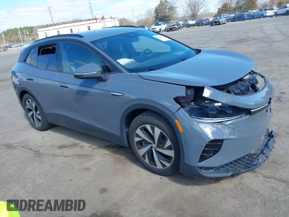2023 Volkswagen ID.4 Pro with VIN 1V2CMPE89PC013880, listed as a IAAI auction lot 41801156 with 18,098 mi miles and . Bid and sale history available at DreamBid. Image 1.