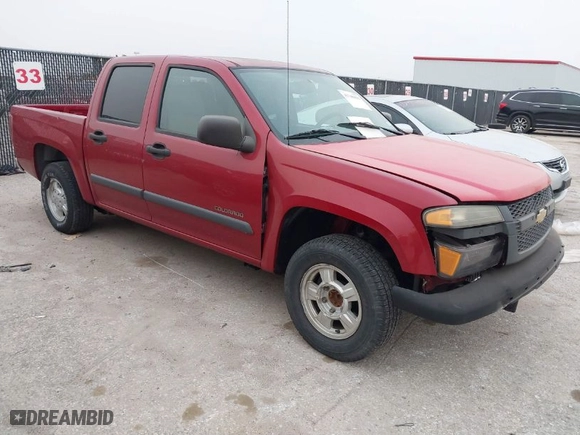 2005 Chevrolet Colorado 1SB LS Z85 with VIN 1GCCS136X58280824, listed as a IAAI auction lot 41746025 with 237,613 mi miles. Bid and sale history available at carsss.com. Image 1.