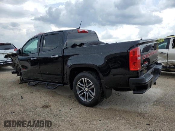 2021 Chevrolet Colorado 2WD Work Truck with VIN 1GCGSBEN1M1146030, listed as a Copart auction lot 64027614 with 65,223 mi miles and Salvage title. Bid and sale history available at DreamBid. Image 2.
