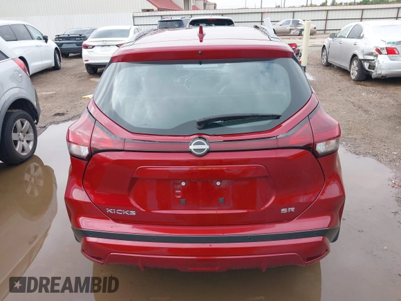 2023 Nissan Kicks SR with VIN 3N1CP5DV7PL537881, listed as a IAAI auction lot 42127180 with 49,839 mi miles. Bid and sale history available at carsss.com. Image 16.