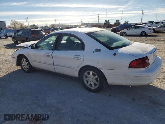 2002 Mercury Sable GS with VIN 1MEFM50U22G649595, listed as a Copart auction lot 82241114 with 210,635 mi miles and Salvage Title. Bid and sale history available at DreamBid. Image 2.