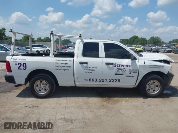 2022 Ram 1500 Tradesman z VIN 1C6RR6FG5NS154825, wystawiony jako IAAI lot #42316379 z przebiegiem 75 347 mil mil oraz . Historia ofert i sprzedaży dostępna na DreamBid. Obrazek 12.