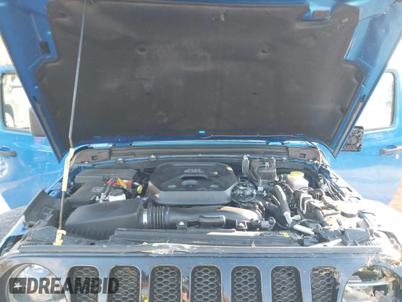 2021 Jeep Wrangler Unlimited Sport S with VIN 1C4HJXDN4MW779291, listed as a IAAI auction lot 41290109 with 43,379 mi miles and . Bid and sale history available at DreamBid. Image 10.