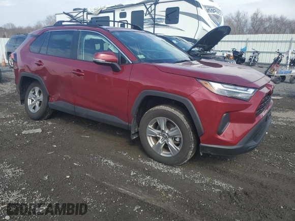 2024 Toyota RAV4 XLE with VIN 2T3P1RFVXRW466952, listed as a Copart auction lot 53199425 with 9,429 mi miles and Salvage Title. Bid and sale history available at carsss.com. Image 4.