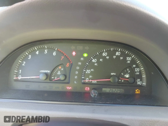 2004 Toyota Camry LE with VIN 4T1BF32K04U074049, listed as a IAAI auction lot 41768724 with 262,296 mi miles and . Bid and sale history available at DreamBid. Image 7.