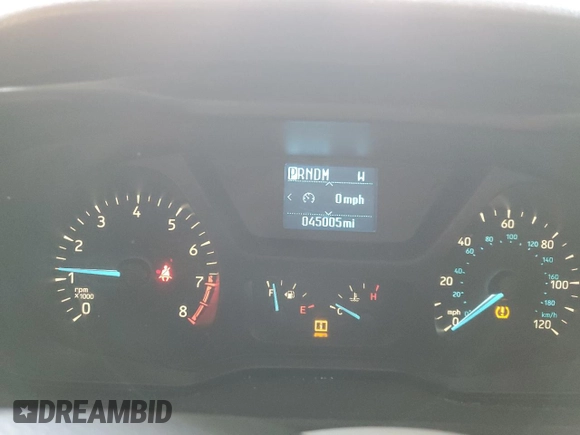2019 Ford Transit Passenger XL with VIN 1FBZX2YM6KKB83292, listed as a Copart auction lot 84790394 with 45,005 mi miles and Salvage title. Bid and sale history available at DreamBid. Image 9.