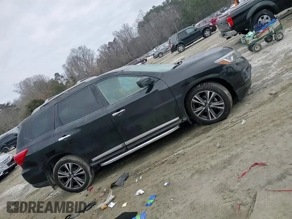 2020 Nissan Pathfinder Platinum with VIN 5N1DR2DM0LC599657, listed as a Copart auction lot 88320685 with Not provided miles and Salvage title. Bid and sale history available at DreamBid. Image 15.