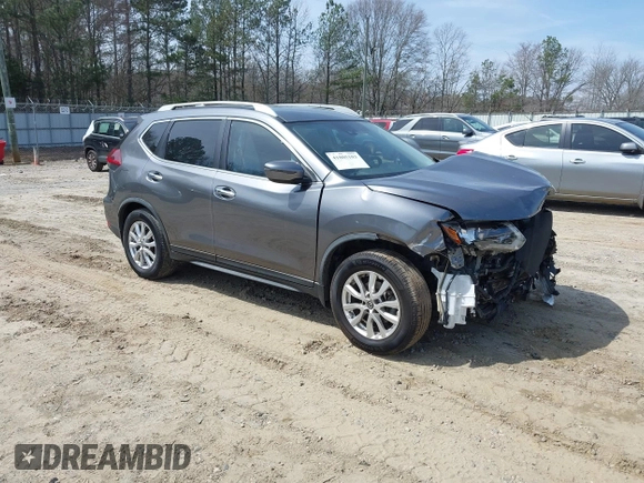2020 Nissan Rogue SV with VIN JN8AT2MT8LW016660, listed as a IAAI auction lot 41805103 with 121,669 mi miles. Bid and sale history available at carsss.com. Image 1.