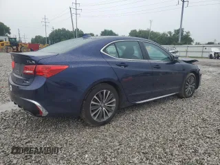2018 Acura TLX Advance with VIN 19UUB3F79JA006426, listed as a Copart auction lot 63210485 with 64,145 mi miles and Salvage title. Bid and sale history available at DreamBid. Image 3.