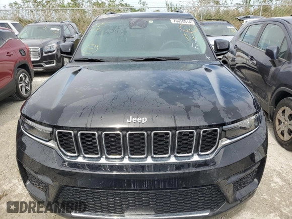 2023 Jeep Grand Cherokee Laredo with VIN 1C4RJGAG9PC534700, listed as a Copart auction lot 76050914 with 13,777 mi miles and Non repairable. Bid and sale history available at DreamBid. Image 5.