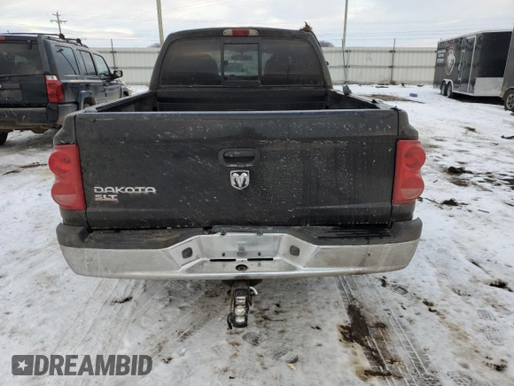 2005 Dodge Dakota SLT with VIN 1D7HE48K65S138533, listed as a Copart auction lot 88745565 with 87,046 mi miles and Clean Title. Bid and sale history available at DreamBid. Image 6.