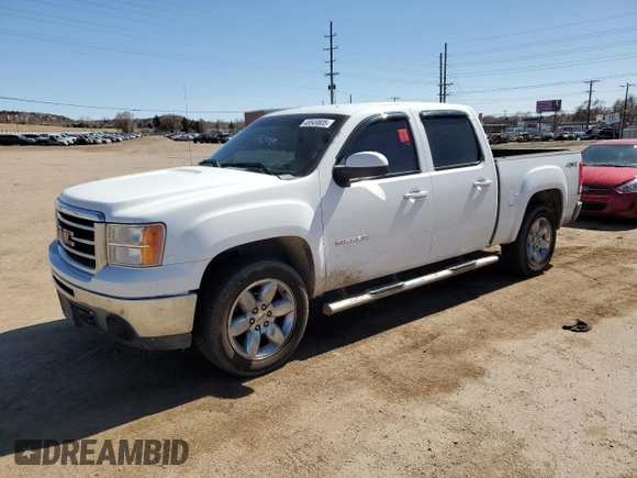 2013 GMC Sierra 1500 SLT with VIN 3GTP2WE76DG247865, listed as a Copart auction lot 48549805 with Not provided miles and Salvage title. Bid and sale history available at DreamBid. Image 1.