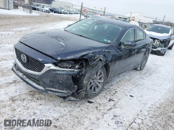 2021 Mazda 6 Sport with VIN JM1GL1UM5M1600618, listed as a IAAI auction lot 41395706 with 14,576 mi miles. Bid and sale history available at carsss.com. Image 18.
