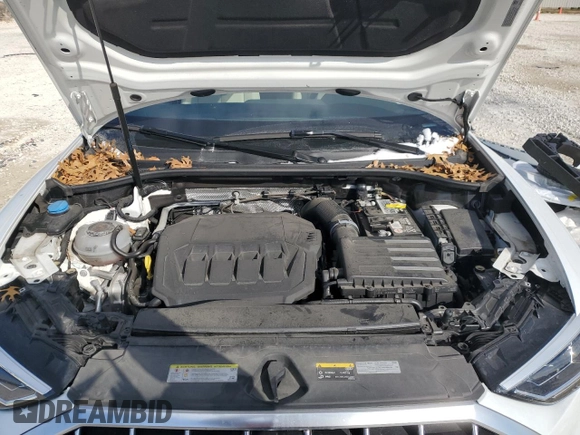 2020 Audi Q3 S line Prestige with VIN WA1FECF37L1043998, listed as a Copart auction lot 89387045 with 26,952 mi miles and Salvage Title. Bid and sale history available at carsss.com. Image 12.