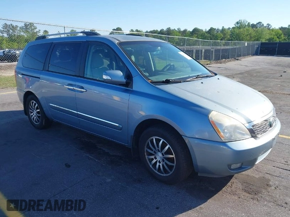 2012 Kia Sedona EX with VIN KNDMH4C71C6423844, listed as a IAAI auction lot 41967401 with 199,067 mi miles. Bid and sale history available at carsss.com. Image 1.