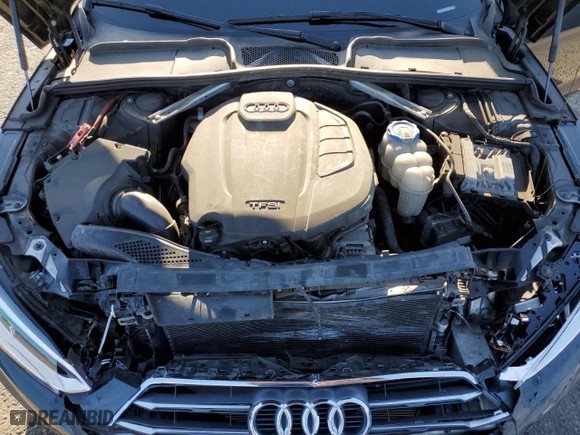 2018 Audi A5 Sportback Premium Plus with VIN WAUENCF57JA128868, listed as a Copart auction lot 52567125 with 50,601 mi miles and Clean Title. Bid and sale history available at carsss.com. Image 11.