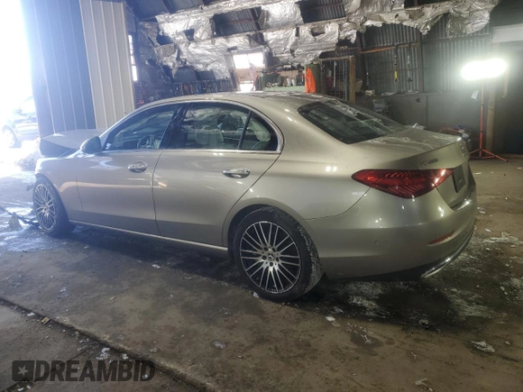 2023 Mercedes-Benz C 300 with VIN W1KAF4HB1PR120708, listed as a Copart auction lot 46120345 with Not Provided miles and Salvage Title. Bid and sale history available at DreamBid. Image 2.