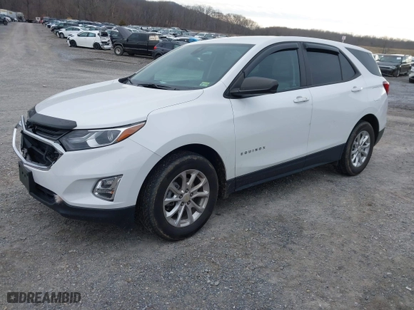 2021 Chevrolet Equinox LS with VIN 3GNAXHEV8MS135543, listed as a IAAI auction lot 41629456 with 43,482 mi miles. Bid and sale history available at carsss.com. Image 18.