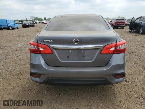 2017 Nissan Sentra S with VIN 3N1AB7AP1HY368467, listed as a Copart auction lot 56880555 with 48,024 mi miles and Salvage title. Bid and sale history available at DreamBid. Image 6.