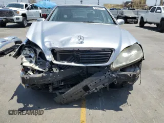 2000 Mercedes-Benz S 320/430/500 with VIN WDBNG75J4YA041795, listed as a Copart auction lot 62033745 with Not provided miles and Salvage title. Bid and sale history available at DreamBid. Image 5.