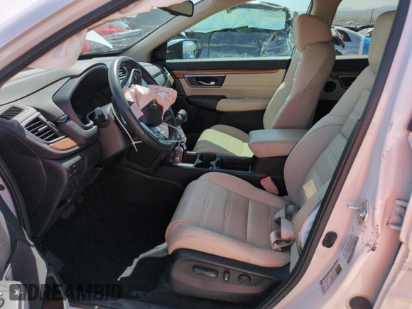 2021 Honda CR-V EX-L with VIN 5J6RW2H83MA002430, listed as a Copart auction lot 53697505 with 26,871 mi miles and Salvage Title. Bid and sale history available at DreamBid. Image 7.