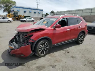 2017 Nissan Rogue S with VIN JN8AT2MV7HW265136, listed as a Copart auction lot 58828245 with 81,150 mi miles and Salvage title. Bid and sale history available at DreamBid. Image 1.