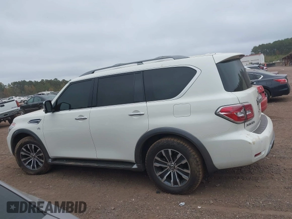 2020 Nissan Armada SL with VIN JN8AY2ND8L9111534, listed as a IAAI auction lot 40705668 with 85,140 mi miles. Bid and sale history available at carsss.com. Image 14.