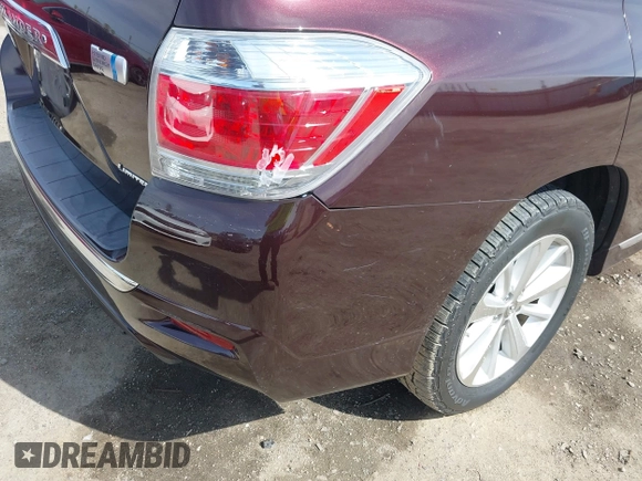2011 Toyota Highlander Hybrid Limited with VIN JTEDC3EH4B2003768, listed as a IAAI auction lot 41765885 with 169,289 mi miles. Bid and sale history available at carsss.com. Image 20.