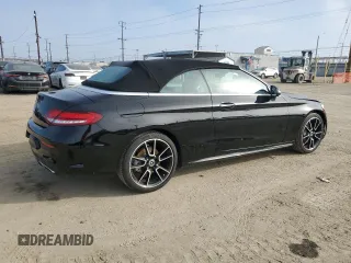 2020 Mercedes-Benz C 300 with VIN W1KWK8DB9LG015242, listed as a Copart auction lot 46953505 with 32,862 mi miles and Salvage Title. Bid and sale history available at DreamBid. Image 3.
