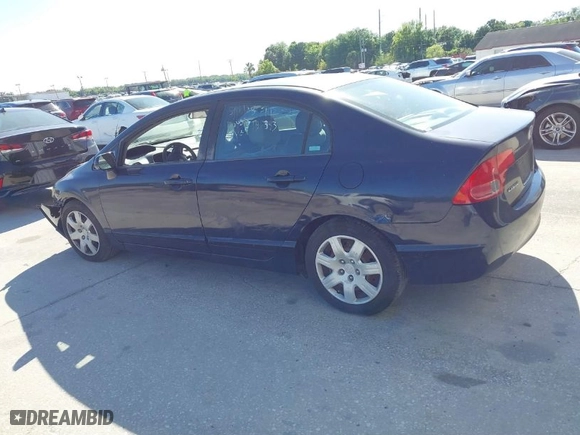 2008 Honda Civic Sdn LX with VIN 2HGFA165X8H536009, listed as a IAAI auction lot 41834036 with 1 mi miles. Bid and sale history available at carsss.com. Image 14.