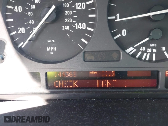 2002 BMW X5 3.0i with VIN 5UXFA53552LV70703, listed as a IAAI auction lot 41957874 with 144,369 mi miles. Bid and sale history available at carsss.com. Image 7.